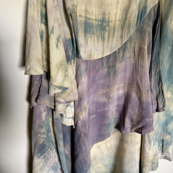 Vintage Z Cavaricci Tiered Midi Skirt Size Medium - Picture 3 of 10